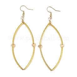 3Pairs Hollow Horse Eye with Heart & Star & Butterfly Brass Dangle Earrings&nbsp;EJEW-JE06372