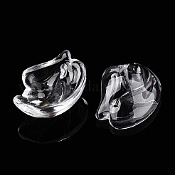 Transparent Glass Petal Beads&nbsp;GLAA-N001-22