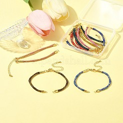 8Pcs 8 Colors Nylon Cord Bracelets&nbsp;MAK-FS0001-05