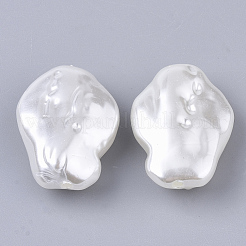 ABS Plastic Imitation Pearl Beads&nbsp;X-OACR-T022-09