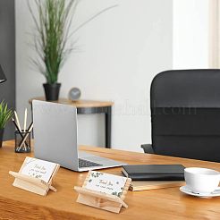 長方形の木の名刺入れ  名刺入れ  バリーウッド  完成品：110x60x66mm  2個/セット&nbsp;ODIS-WH0025-40