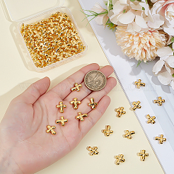 100Pcs Alloy Beads&nbsp;FIND-ME0002-06G