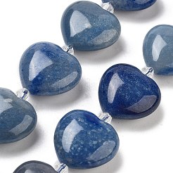 Dyed & Heated Natural Blue Aventurine Beads Strands&nbsp;G-C150-A23-01