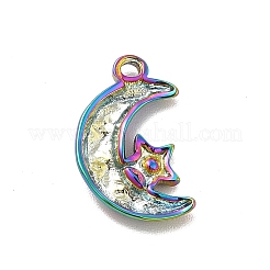 Ion Plating(IP) 304 Stainless Steel Pendant Rhinestone Settings&nbsp;STAS-F282-02MC