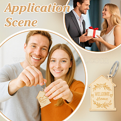 DIY Welcome Home Keychain Making Kits&nbsp;DIY-PH0034-95