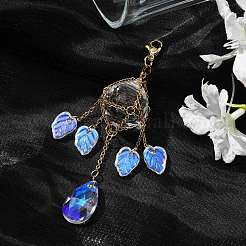 Glass Pendant Decorations&nbsp;HJEW-JM01579-02