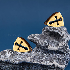 2Pcs Brass European Beads&nbsp;KK-DC0004-48