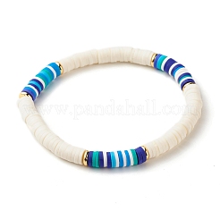 Polymer Clay Heishi Beads Bracelets Set&nbsp;BJEW-JB07242-02