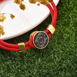 Constellation Nylon Cords Multi-strand Bracelets&nbsp;BJEW-U016-01B-01