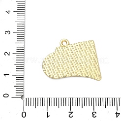 合金エナメルチャーム  ゴールドカラー  サッカーのチャーム  22x24.5x1.2mm  穴：1.7mm&nbsp;ENAM-I075-01G-12