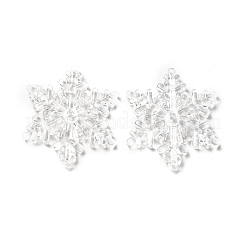 Christmas Transparent Acrylic Connector Charms&nbsp;TACR-P003-01B