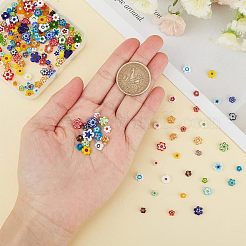 3 Strands 3 Style Handmade Millefiori Glass Bead Strands&nbsp;LAMP-OC0001-50B