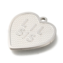 Anti-Tarnish 304 Stainless Steel Pendants&nbsp;LS-STAS-R131-14P