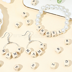 600Pcs Natural Maple Wood Printed Beads&nbsp;WOOD-PA0001-20