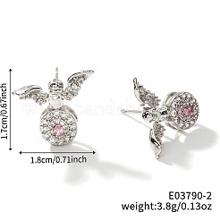 Brass Stud Earrings&nbsp;YP7600-2