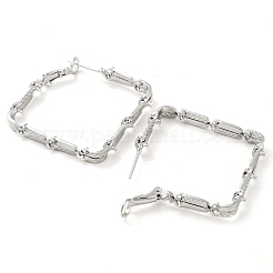 Brass Hoop Earrings&nbsp;EJEW-K264-03P