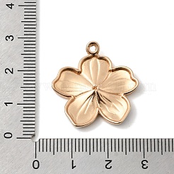 合金エナメルチャーム  花のチャーム  ゴールドカラー  ミックスカラー  25x24.5x3mm  穴：1.4mm&nbsp;ENAM-L051-01G