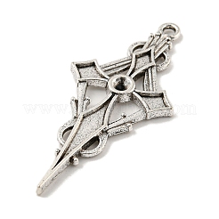 Tibetan Style Alloy Pendants Enamel Settings&nbsp;TIBE-L013-04AS-02