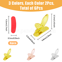 6Pcs 3 Colors Plastic Toilet Lid Handle&nbsp;FIND-FH0009-34
