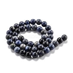 Natural Dumortierite Quartz Beads Strands&nbsp;G-O199-07C