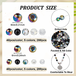 400Pcs 10 Colors Electroplate Glass Beads&nbsp;EGLA-PH0001-91