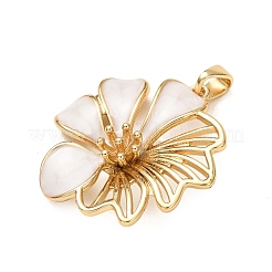 Brass Enamel Pendants&nbsp;KK-CBAB190-01G