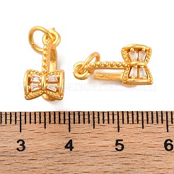 Brass Ice Pick Pinch Bails&nbsp;KK-S403-20MG-02