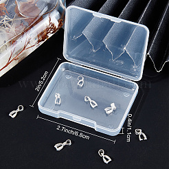 10 個 925 スターリングシルバー アイスピック ピンチベイル  スタンプ925個付き  銀  13mm  穴：3x4mm  ピン：0.8mm&nbsp;STER-BBC0001-29B