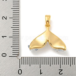 Natural Quartz Crystal Pendants&nbsp;KK-P275-25G