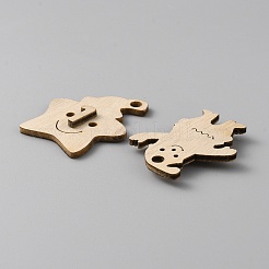 Christmas Advent Calendar Number Wooden Numbers Pendant Decorations&nbsp;AJEW-WH0258-760A
