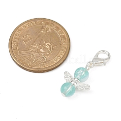 10Pcs Glass Angel Pendant Decorations&nbsp;HJEW-JM03580