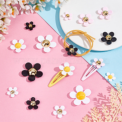 64 個 16 スタイルのアクリルカボション  DIYアクセサリー  花  ミックスカラー  18~35mm  4個/スタイル&nbsp;SACR-PH0002-15