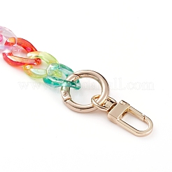 Transparent Acrylic Chains Bag Handles&nbsp;AJEW-BA00068-02
