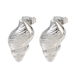 Brass Stud Earrings for Women&nbsp;EJEW-A167-02E-P