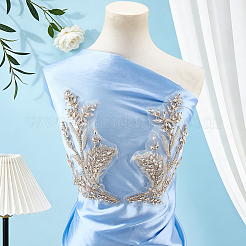 1 Pair Glass Rhinestone Flower Appliques&nbsp;DIY-FG0010-64A