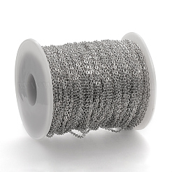 Brass Cable Chains&nbsp;KK-S332-21P
