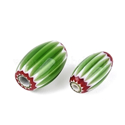 Handmade Millefiori Glass Barrel Beads&nbsp;LS-LA-N002-03F