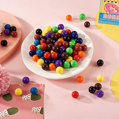 100Pcs 10 Colors Food Grade Eco-Friendly Silicone Focal Beads&nbsp;SIL-TA0001-27