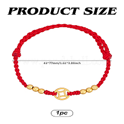 1Pc Old Coin Lucky Charm Slider Bracelets&nbsp;BJEW-LP0003-17A