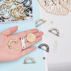 24 Sets 4 Colors Zinc Alloy Bag Suspension Clasps&nbsp;FIND-WR0005-96