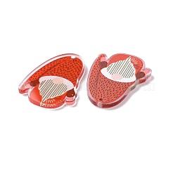 Christmas Transparent Printed Acrylic Pendants&nbsp;TACR-G036-05