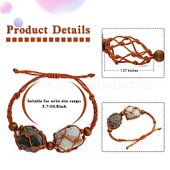 4Pcs Nylon Braided Bracelet&nbsp;BJEW-SZ0002-48B