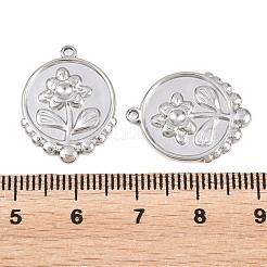304 Stainless Steel Pendants Cabochon Settings&nbsp;STAS-L317-30P