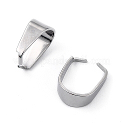 Tarnish Resistant 304 Stainless Steel Snap on Bails&nbsp;LS-STAS-R048-10x7mm