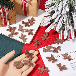 100Pcs 2 Styles Christmas Theme Ornament Accessories&nbsp;FIND-GF0007-15A