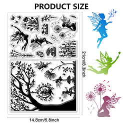 Flower PVC Stamps&nbsp;DIY-WH0582-0038
