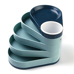 Rotatable 4-Layer Plastic Jewelry Storage Box&nbsp;AJEW-I050-01A