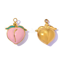 304 Stainless Steel Enamel Pendants&nbsp;STAS-OY017-25G
