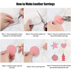Sparkle PU Leather Fabric&nbsp;AJEW-GF0001-53C