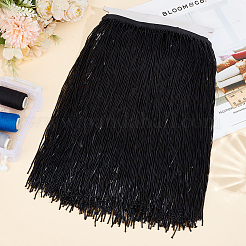 1 Yard Plastic Bugle Bead Tassel Trimming&nbsp;OCOR-BC0006-60B